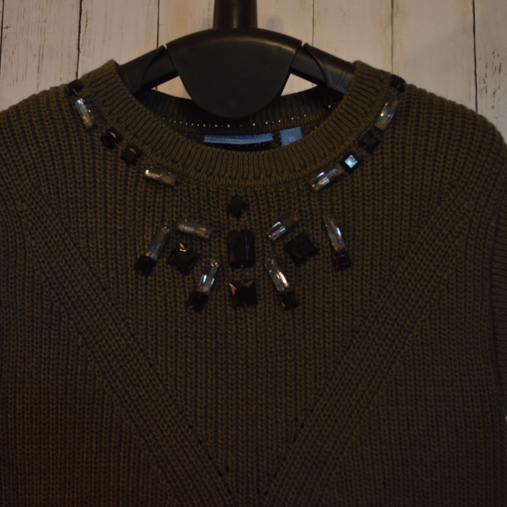 simply vera wang olive green comfy dress